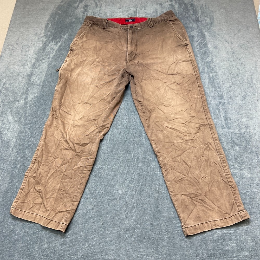 Dockers Chino Pants Mens 36x30 Brown Cotton Non Stretch Casual Straight Leg